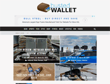 Tablet Screenshot of bustedwallet.com